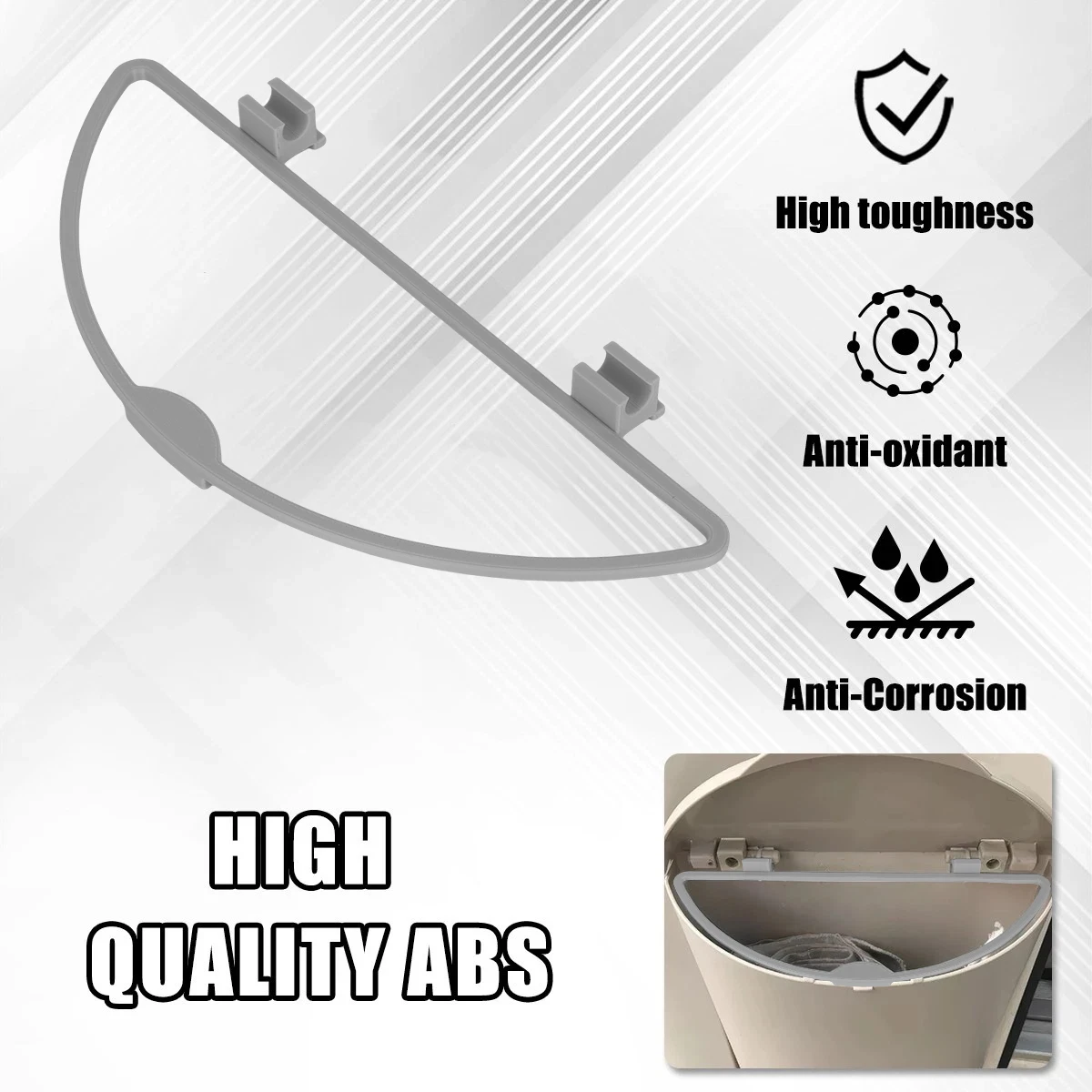 1pcs Caravan Trash Can Buckle For Hartal Bin Trash Old Style Improved Strength Replacement D Ring Bag Hanger Motorhome Accessory