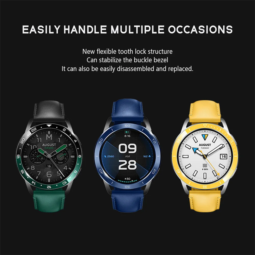 Стальные кольца безеля для Xiaomi Watch S3/S4, металлический чехол с защитой от царапин, защитные украшения для часов, принадлежности для Xiaomi Watch S3