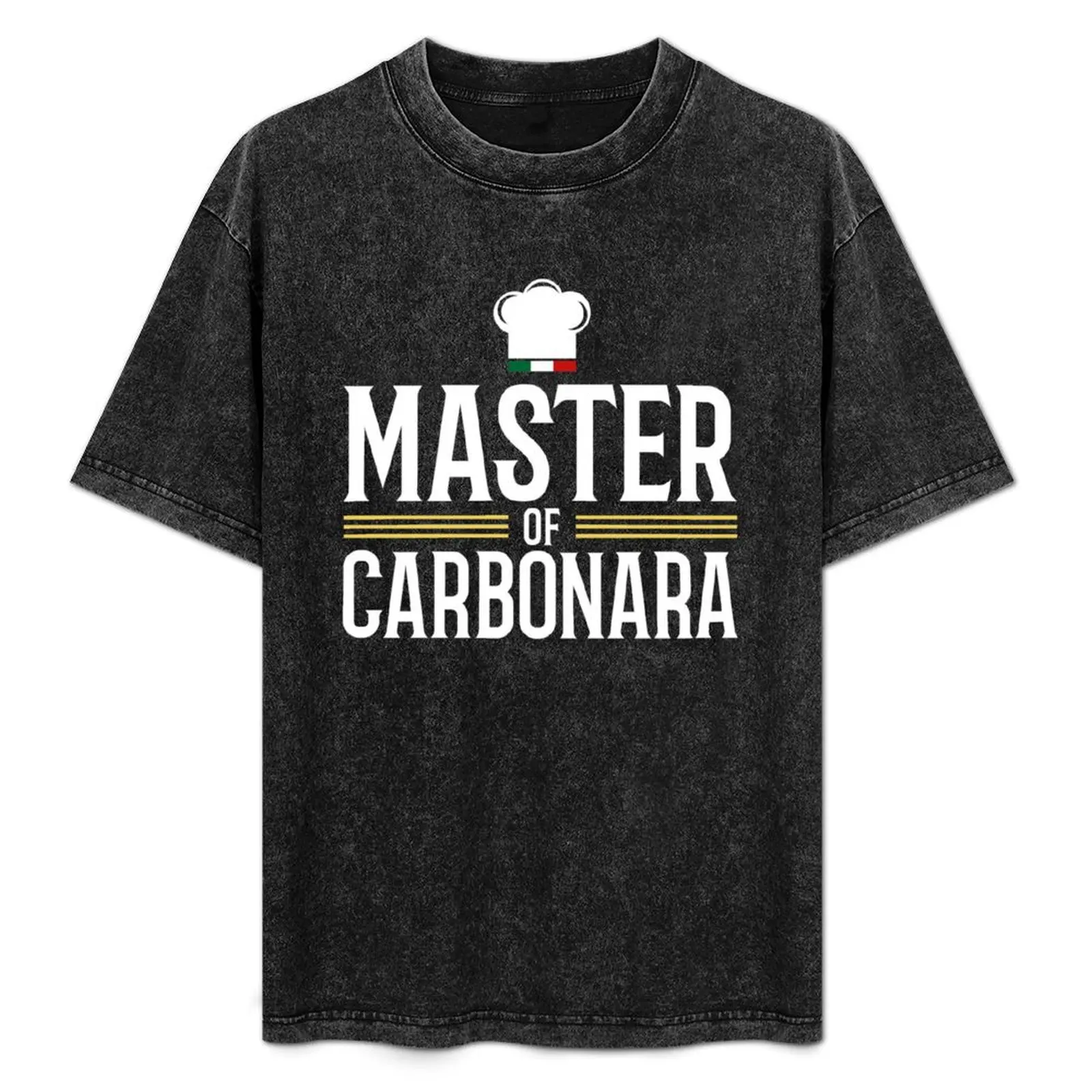 Camiseta Master of Carbonara, camiseta informal de manga corta para el día a día