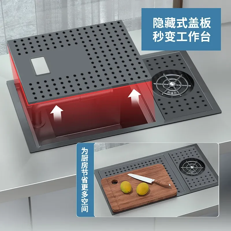 for Nakajima Hidden Cup Washer Sink Nano Bar Coffee Shop Milk Tea West Kitchen Terrace Mini Single Slot Small Apartment