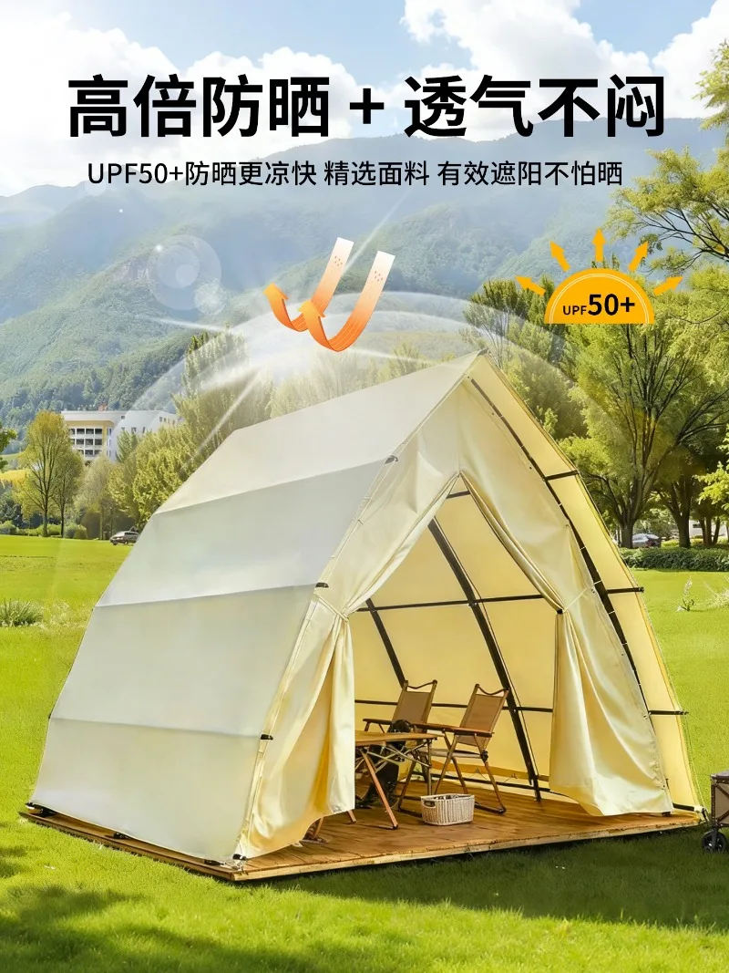 Outdoor sailing tent rainproof barbecue catering scenic rooftop bed and breakfast camping hut bar hotel hot pot sun protection