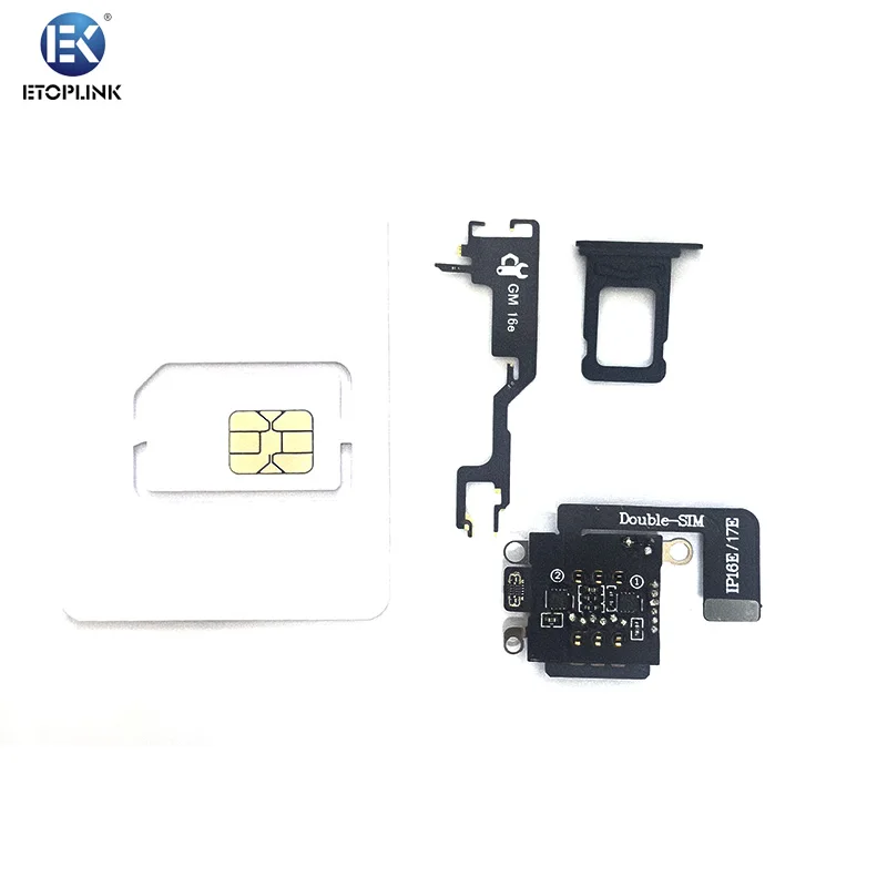 For iPhone 16E 17E US Version Supports Dual SIM Card Modification Flex Cable Esim To Physical Card TMSI Unlocking Solution