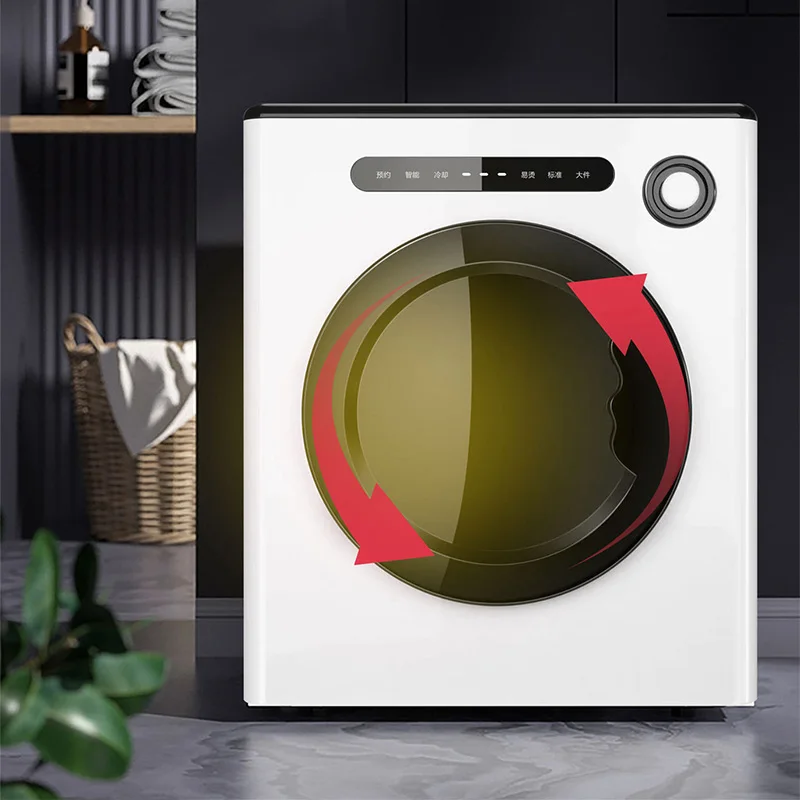 Портативная сушилка для одежды 4 кг, компактная сушилка для белья с фронтальной загрузкой и выхлопной трубой, 850 Вт, панель управления ABS MDM-GYJ01, сушилка для белья