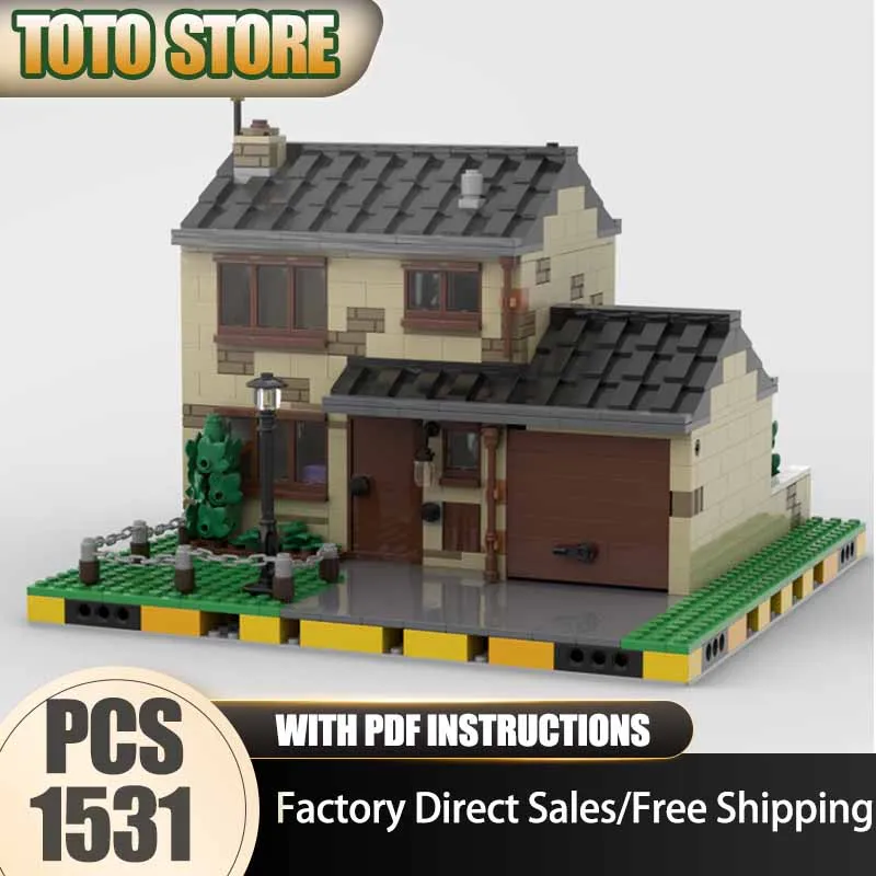 

Конструктор Movie Model Moc: Дом на Прайвит-Драйве с обсерваторией, технологичные кирпичики, DIY-сборка, праздничная игрушка