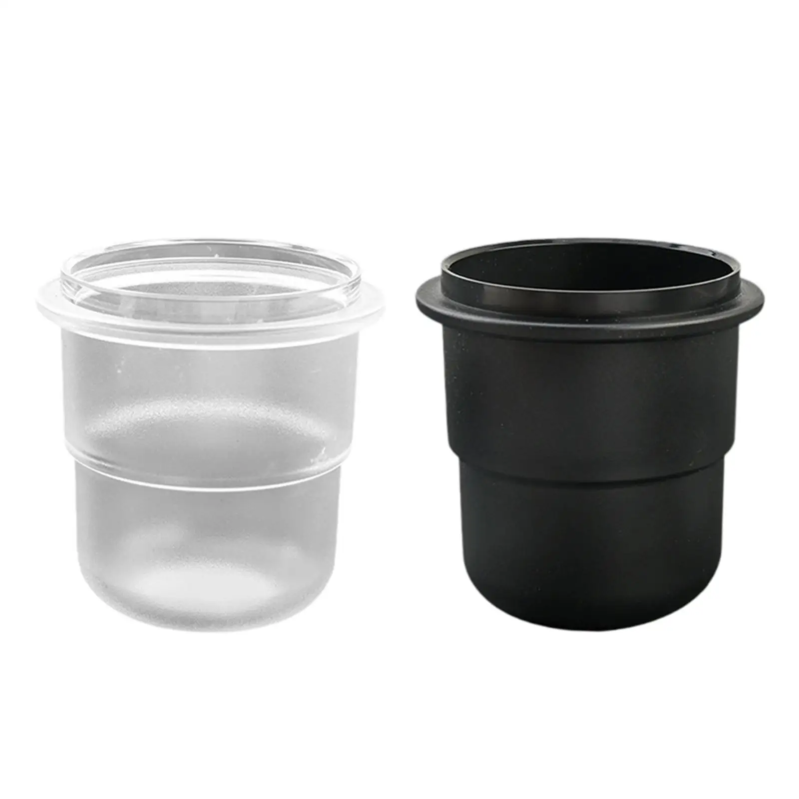 Coffee Dosing Cup 58mm Espresso Machine Accessory Powder Receiver Easy Clean Sturdy Plastic