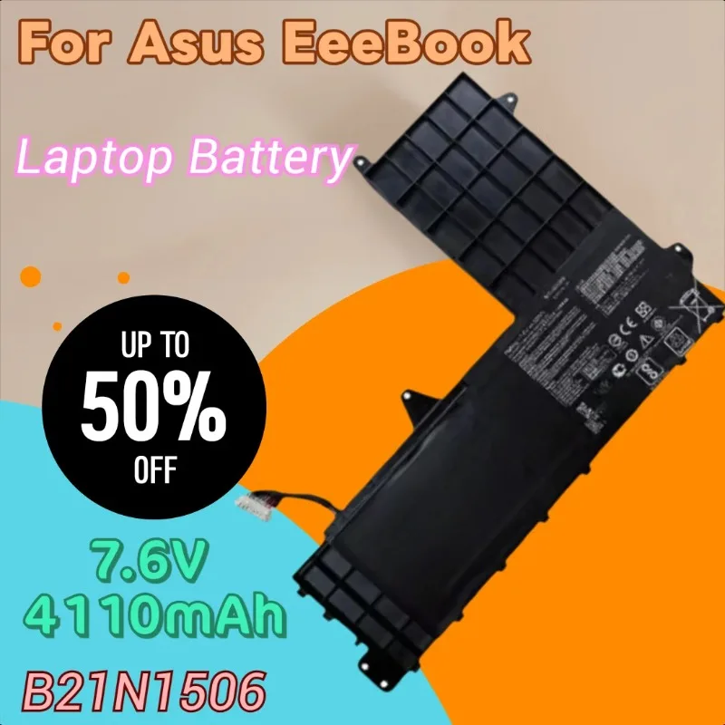 

Новый аккумулятор для ноутбука B21N1506 4110 мАч 7,6 В для Asus EeeBook E502MA E502SA E502M VivoBook E502NA