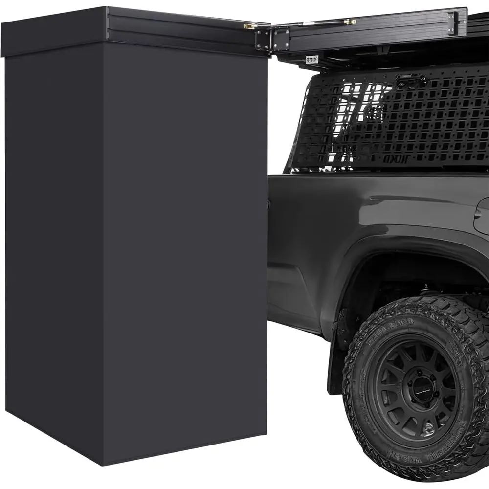 

Душевая палатка с поворотным рычагом, крыша для конфиденциальности, светодиодная подсветка для боковой душевой комнаты автомобиля, 3 x 3 фута, укрытие для кемпинга, туалет, ванная комната