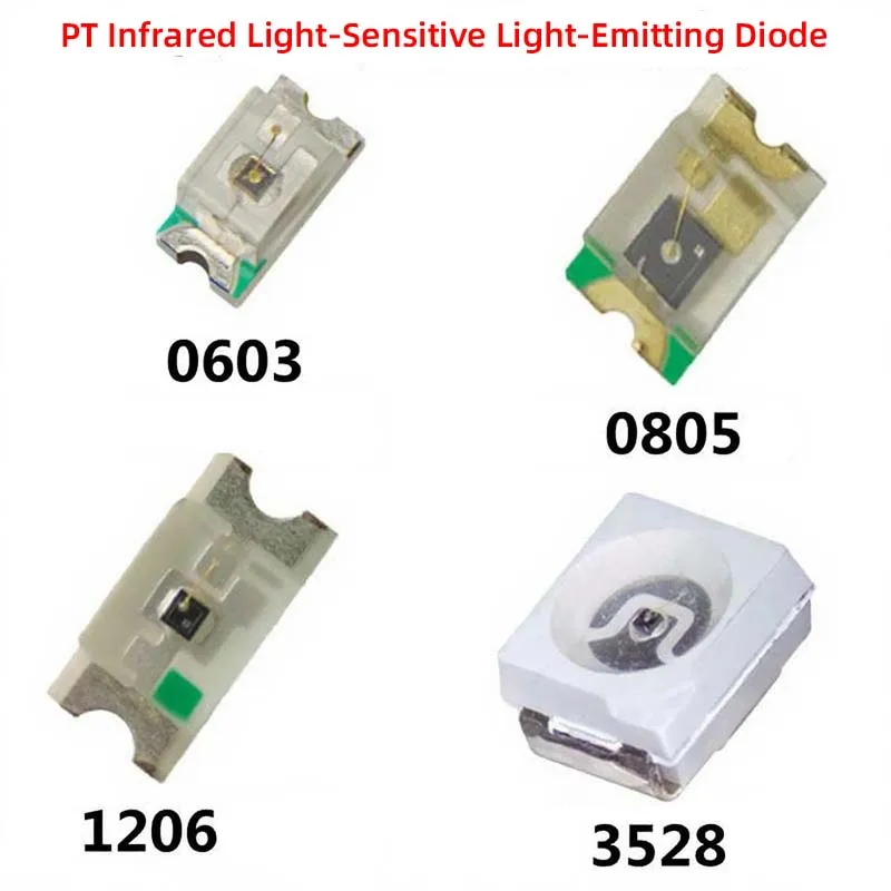 100PCS 0603,0805,1206,3528 Surface-mount photoresistor transistor PT3528 PT1206 PT0805 PT0603 Infrared photodiode