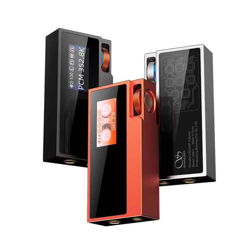 SHANLING UA6 II ハイレゾオーディオポータブル DAC/AMP アダプター 8*CS43131 DAC チップ SNR 133dB PCM768 DSD512 ヘッドフォンアンプ