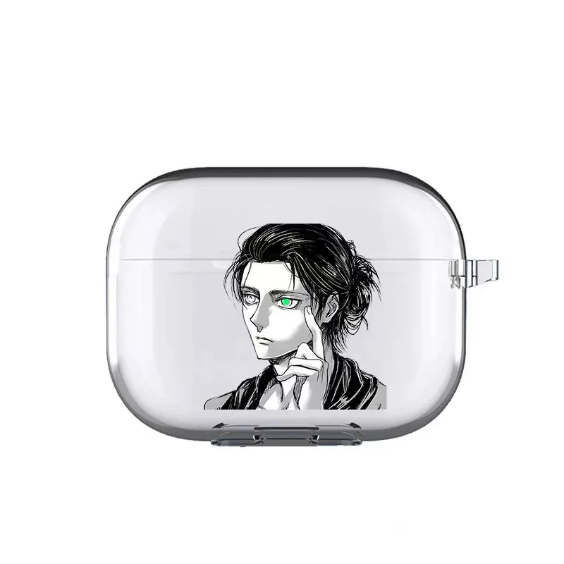 Anime Attack on Titan Eren Yeager Applicable Protective Case Cover Apple Airpods Pro Bluetooth Headphone Cover Soft