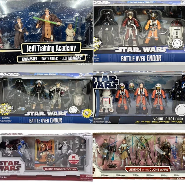 Star Wars Battle Packs Battle Over Endor Yavin Pilots Jedi Academy Legends of Clone Wars 3.75 Boxed Action Figure AliExpress