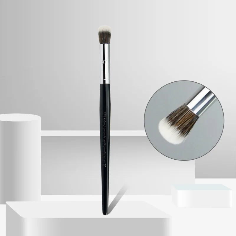 57 Round Head Concealer Brush Face Concealer Liquid Blending Makeup Brush Circular Buffing Motions Blend and Cover Imperfections