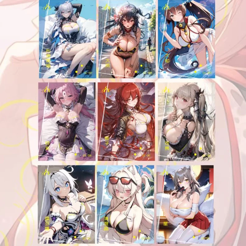 Goddess Story Booster Box Link Water-Sensitive Cards Sexy Acrylic Puzzle Exquisite Rare Collection Board Games Playing Cards