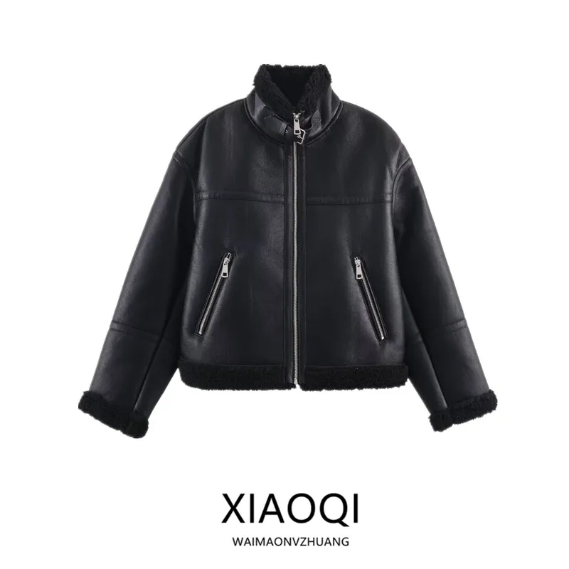 ملابس خارجية شتوية فضفاضة متعددة الاستخدامات للنساء من Fce Jaet وصلت حديثًا لخريف 2025 طويلة وسحاب للإغلاق #1