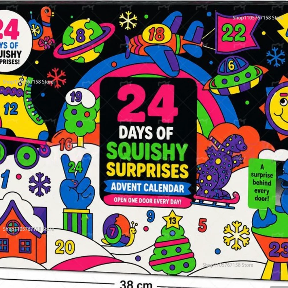 Advent Calendar Gift - Halloween Advent Calendar,Spooky Squishy Slow Rise