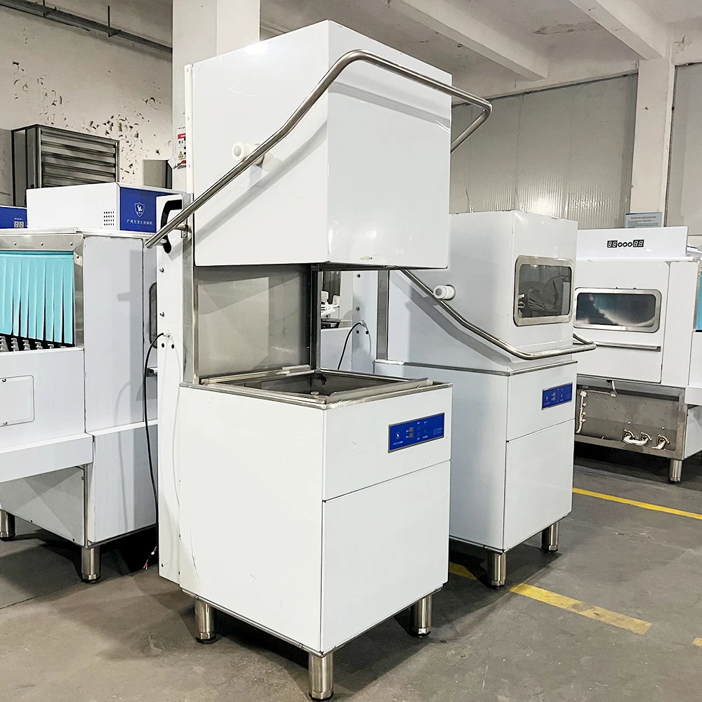 

Commercial Hood Type Dishwasher Machine For Catering Hotels Restaurants Electric Freestanding Dish Washing Kitchen Equipment