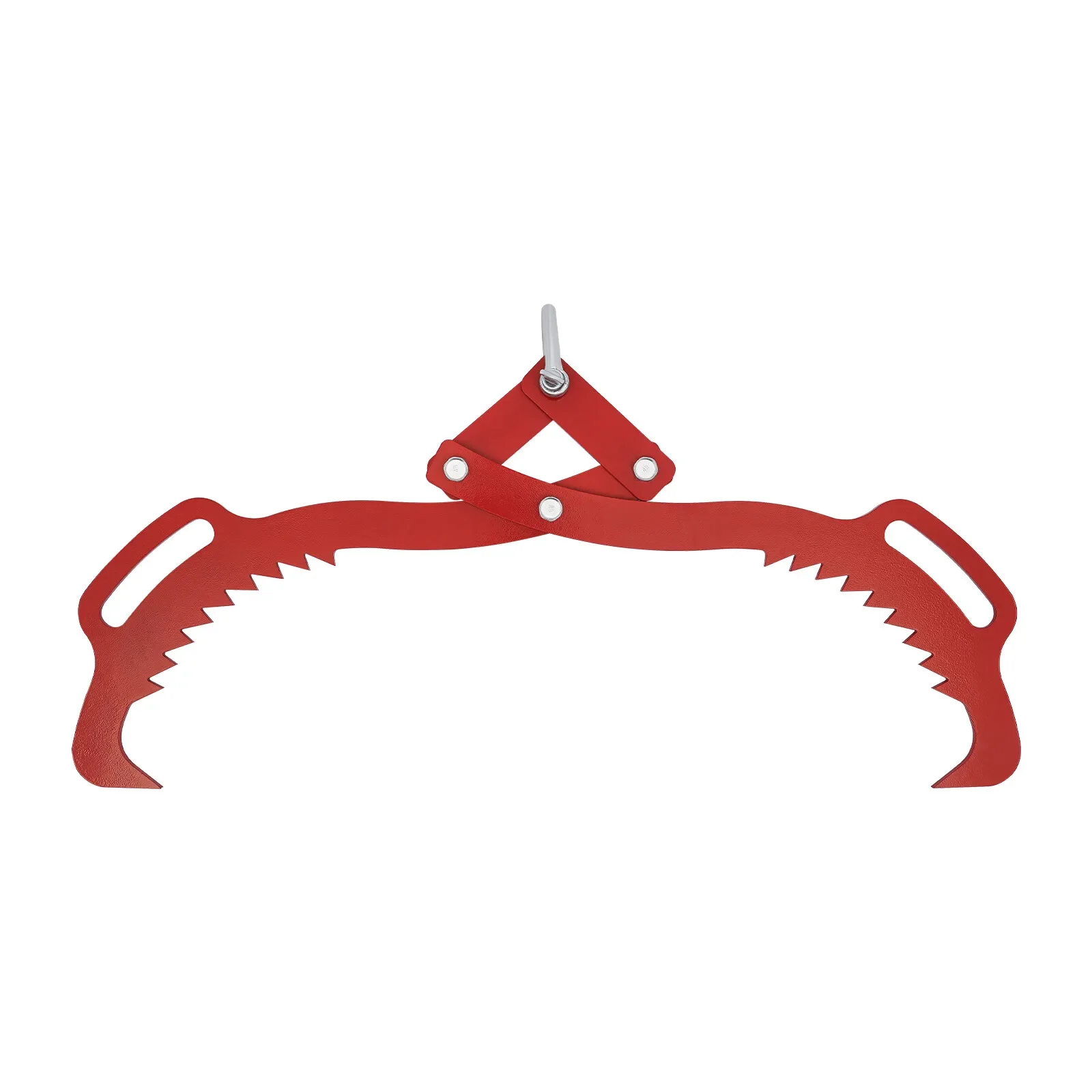 Heavy Duty 2-Claw Log Lifting Tongs,30 Inch Forged Steel Timber Logging Grabber with Claw Hook  Lumber Handling,1000LBS Capacity