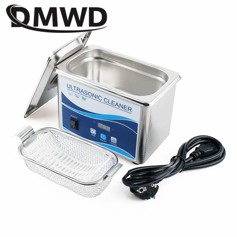 

800ml Digital Ultrasonic Cleaner Sonicator Bath 60W 40Khz Degas Ultrasound Wave Cleaning Machine Glasses Jewelry Rust Oil Washer