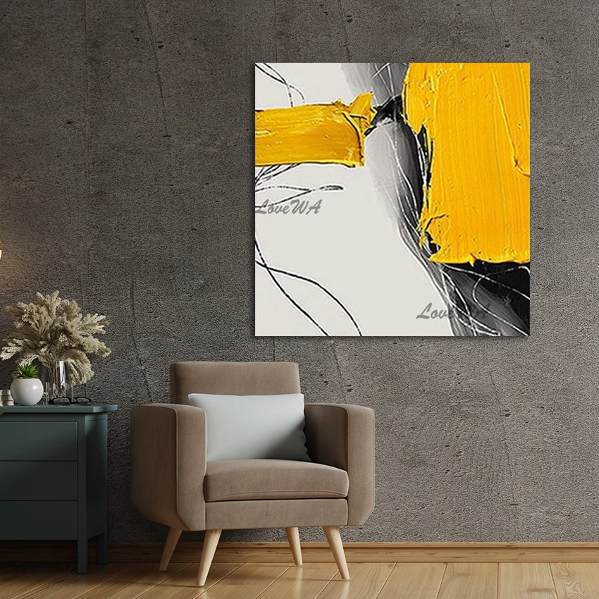 تصميم جديد للوحات الزيتية التجريدية، صورة فنية قماشية، ديكور جدار لغرفة المعيشة، بدون إطار، عمل فني بسيط مطلي