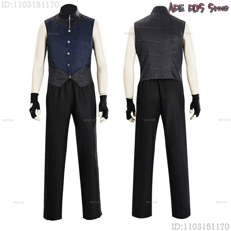 Fantasias Dmc Vergil Cosplay Full Costumes And Sets May Cry Costume Game Outfit Coat Jacket Vest Pants косплей Disfraz Adulto view 4