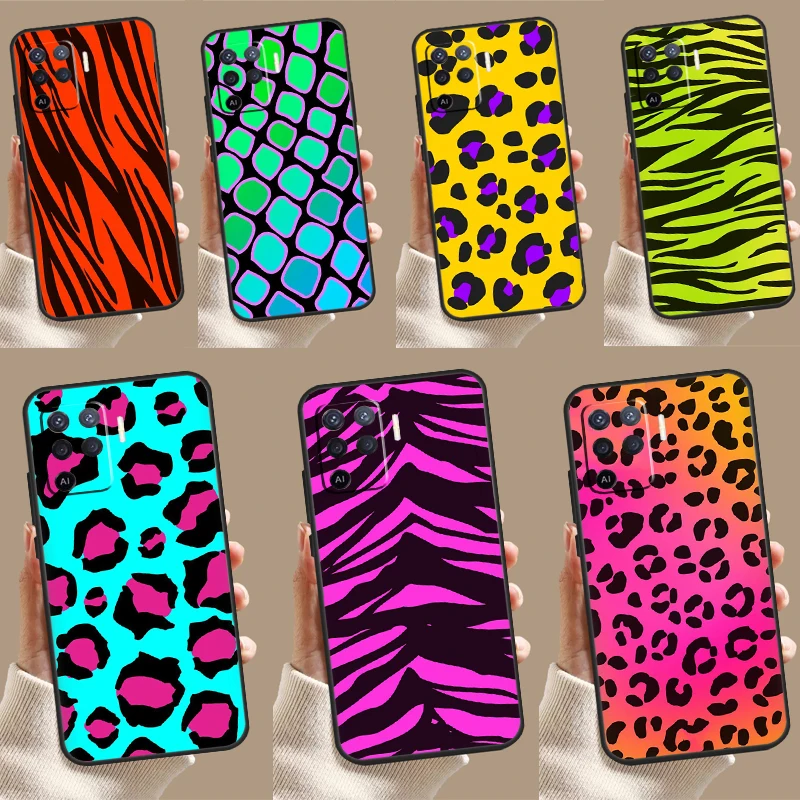 Cyan Giraffe Leopar… - image