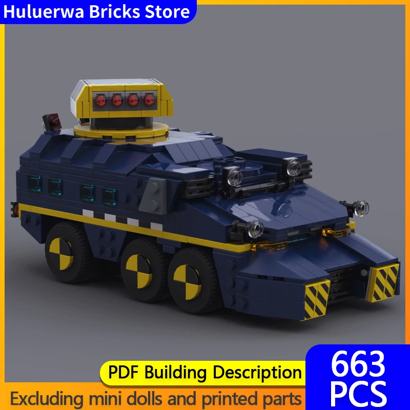 

Speed Hypercar Model MOC Building Bricks Armored Explosion-Proof Vehicle Modular Technology Gifts Holiday Assemble Children Toys