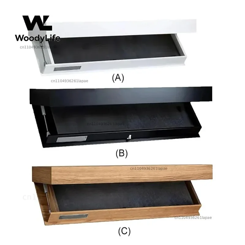 Storage Rack with Secret Compartment Display Cabinet Rack Wall-mounted Hidden Rack