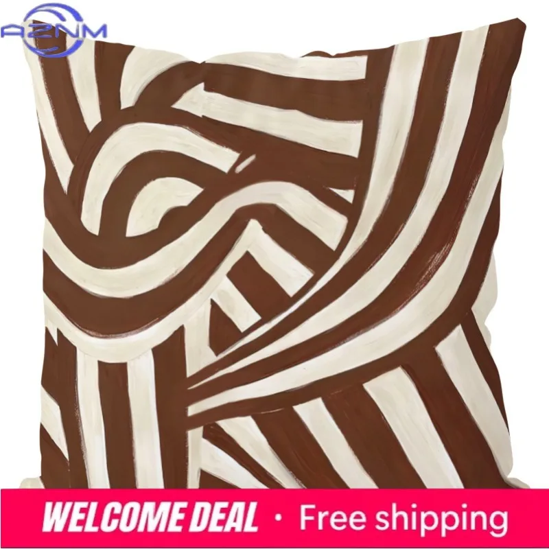 Nordic wabi-sabi retro pillowcase, European classic home sofa decoration, cushion cover