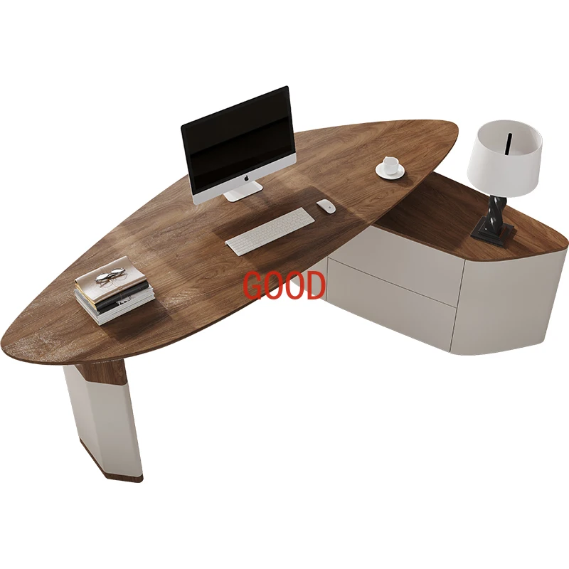 

Designer medieval style living room large desk