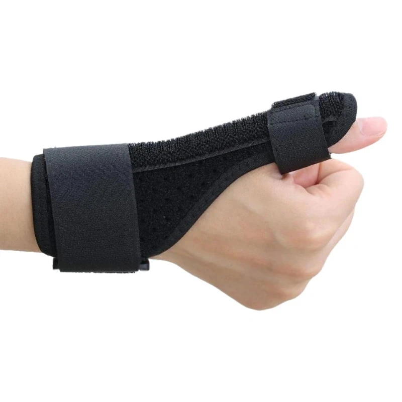 Wrist Thumb Support Brace with Steel Splint Stabilizer, Adjustable Hand Protector for Sprain, Daily Hand & Wrist Support