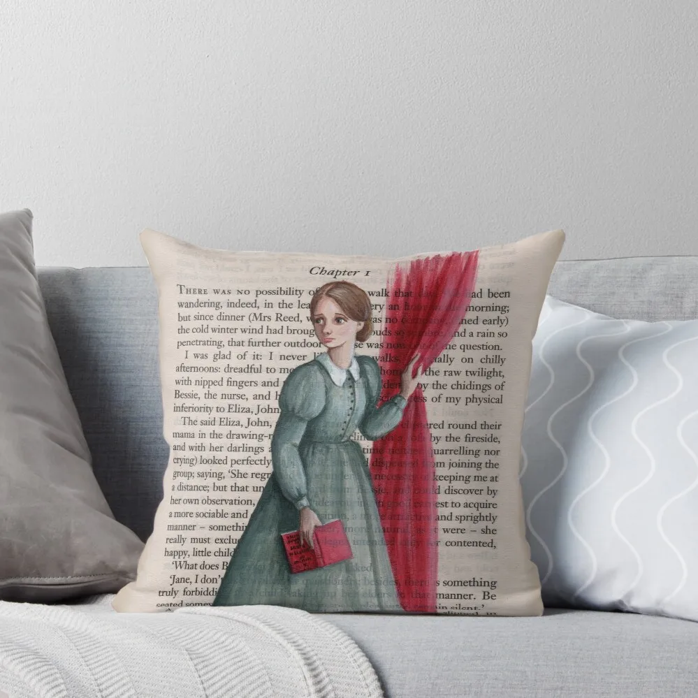 

Jane Eyre - Charlotte Bronte Throw Pillow autumn pillowcase Couch Cushions luxury sofa pillows Custom Cushion pillow