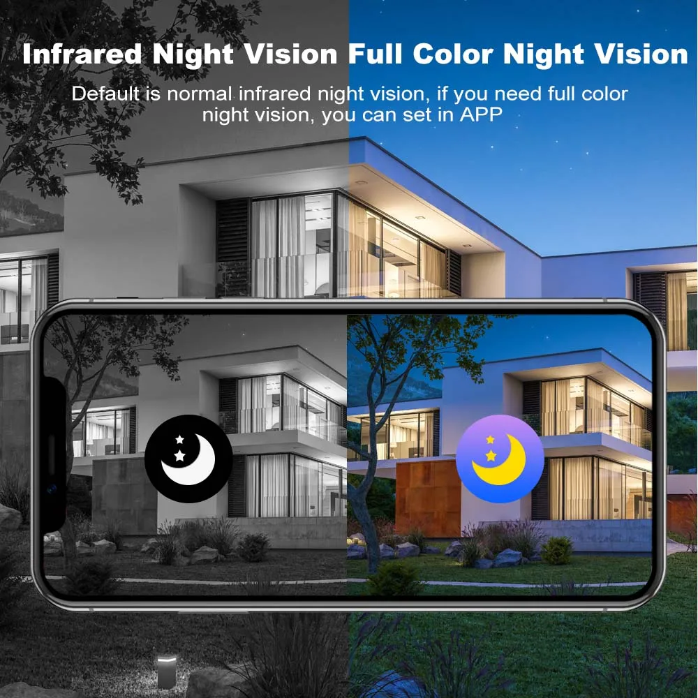 Câmera IP Solar Externa Sem Fio, Câmera WiFi, Detecção de Longa Espera Ai, Vídeo de Segurança, Bateria 7800mAh, 4MP