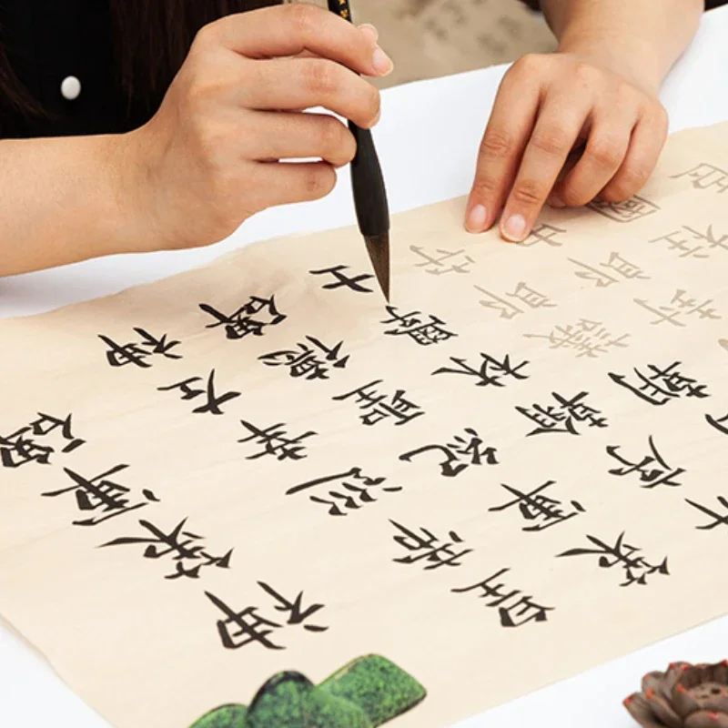 Chinese Liu Style Xuan Paper Copybooks Brush Calligraphy Copybooks Practice Medium Regular Script Calligraphy Copybooks Quaderno