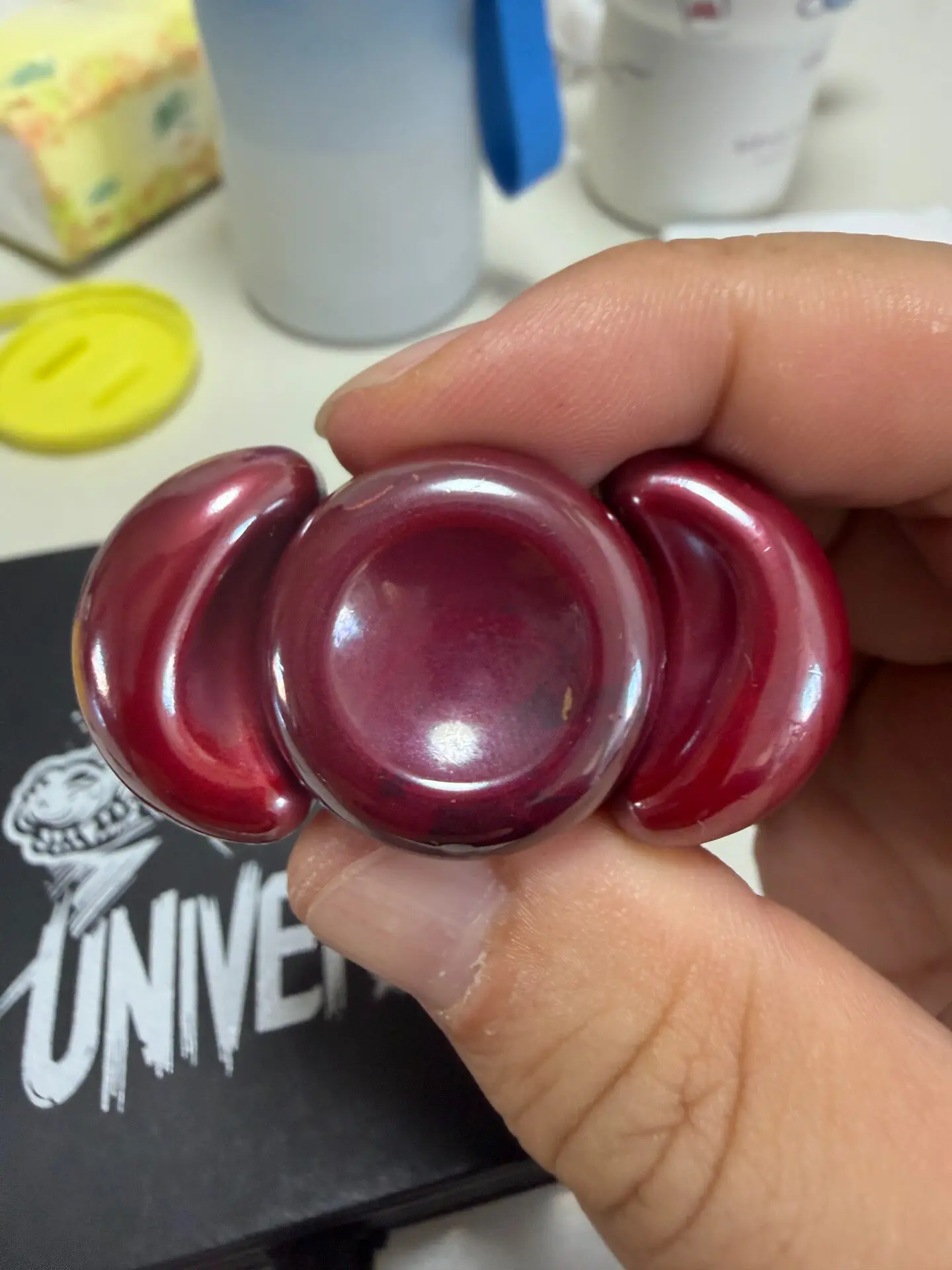 Used Wanjie Blood Copper edan Fingertip Gyro