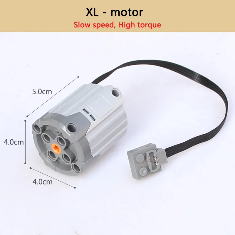 Building Block XL-motor  Electrical Machinery Low Speed High Torque  PF Model Accessory Compatible with Lego Parts 8882 Motor