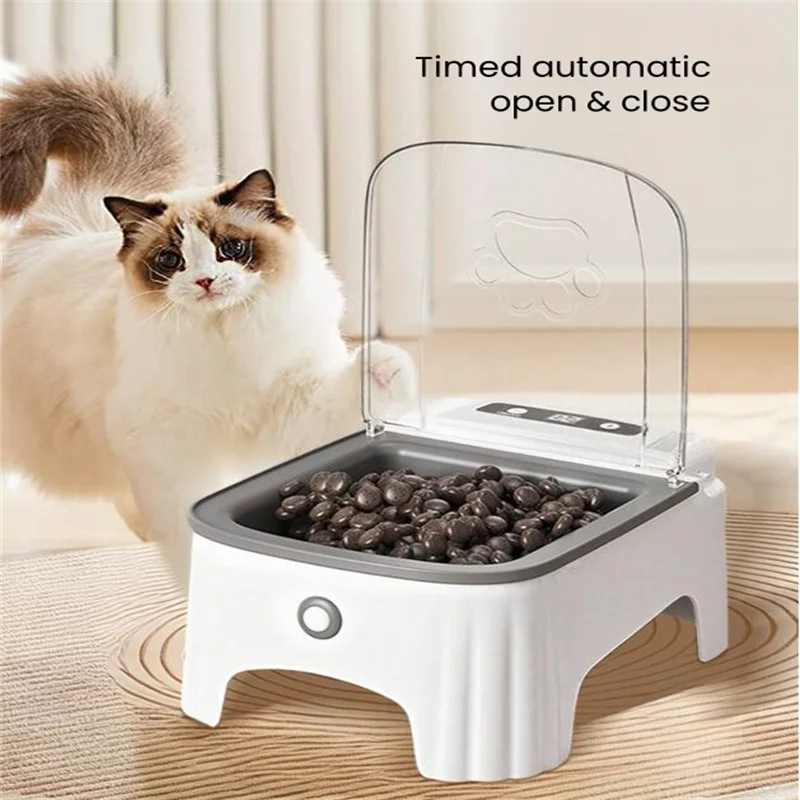 

Cat Kibble Dispenser Smart Pet Automatic Feeder Dog Bowl Dry Wet Food Timed Feeding Providers Wireless Puppy Dishes With Sensor
