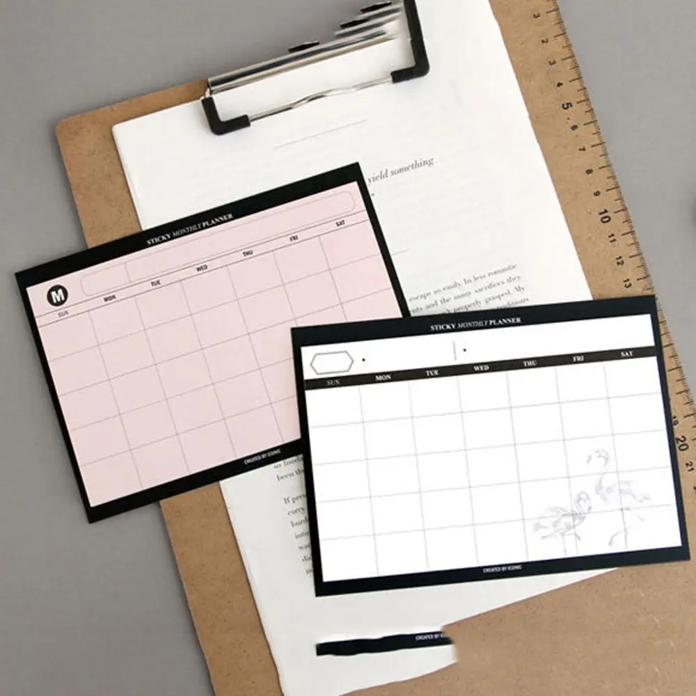 Pads Paper Stationery Summary Plan Office Supplies Plan Notebook Tearable Notebook Month Plan NoteBook Desktop Schedule Book
