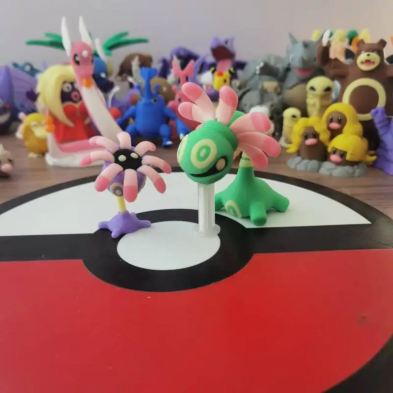 New Anime Figures Cradily Lileep Proportion World 1:20 Diy 3D Printing Cartoon Character Kawaii Desktop Model Children Toy Gift
