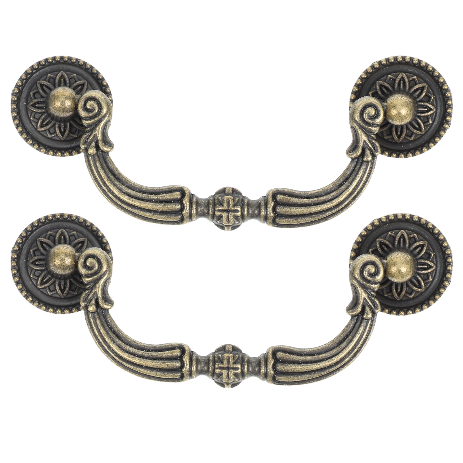 

Retro Handle Cabinet Bail Pulls for Drawers Knob Knobs Decorative Vintage Style Handles