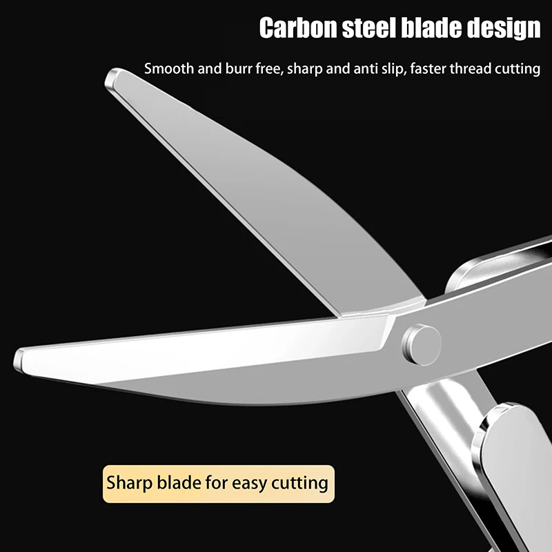 1pc portable folding scissors, mini fishing gear supplies, suitable for outdoor and home use