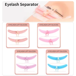 1 Pairs Eyelash Separator Tool Reusable Silicone Eyelash Perming Pad Lash Lift Silicone Accessories Eyelashes Extension Supplies