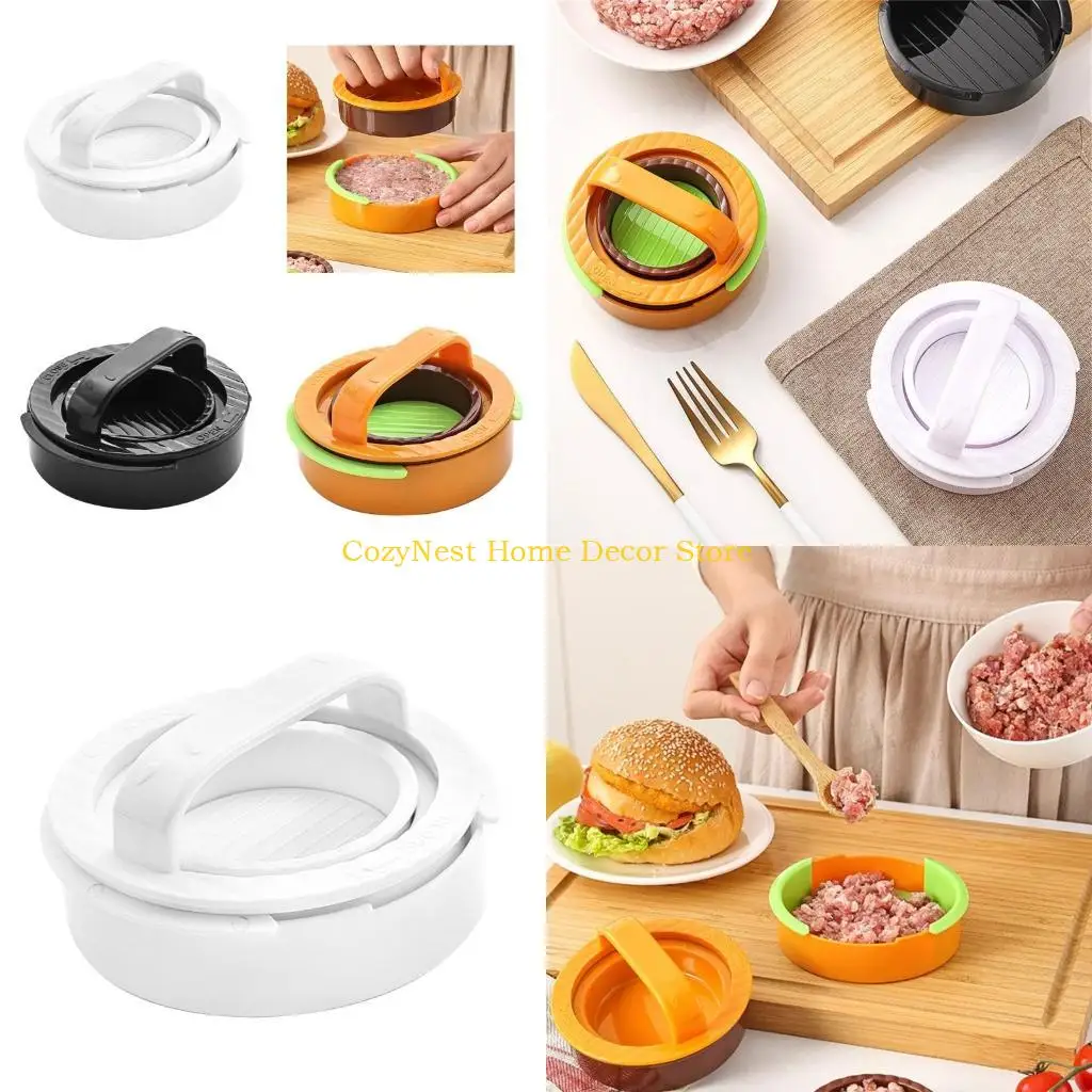

92MF Burger Patty Press Dishameware Safe Hamburger Maker для говядины и рубленного мяса домашнее приготовление гаджета для