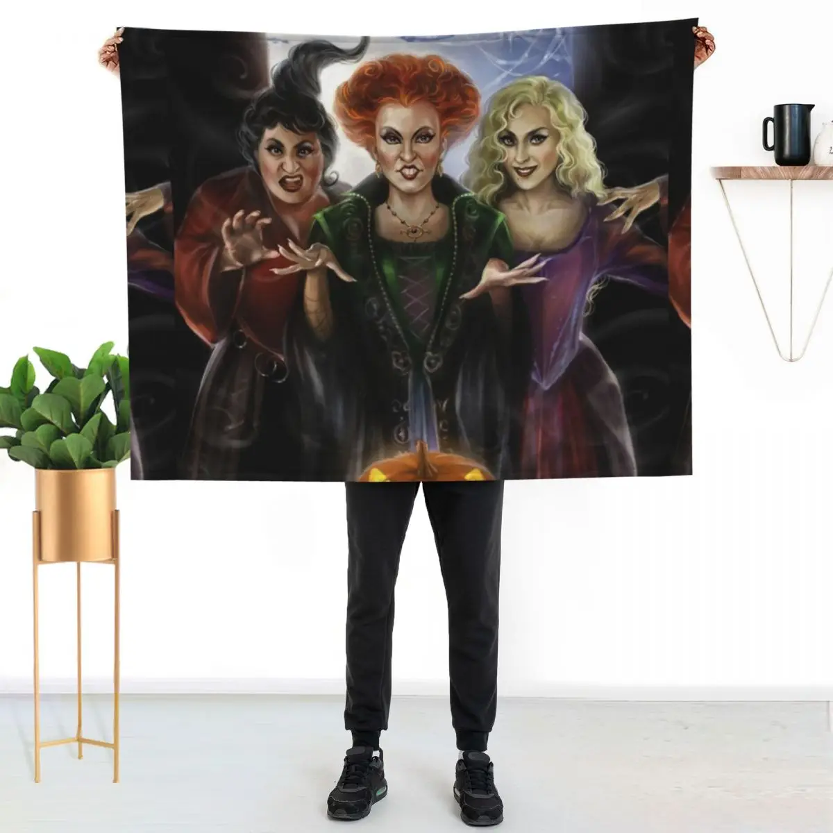 

Best!! Design Case & Mask Throw Blanket All Season Soft Lightweight Blanket for Home