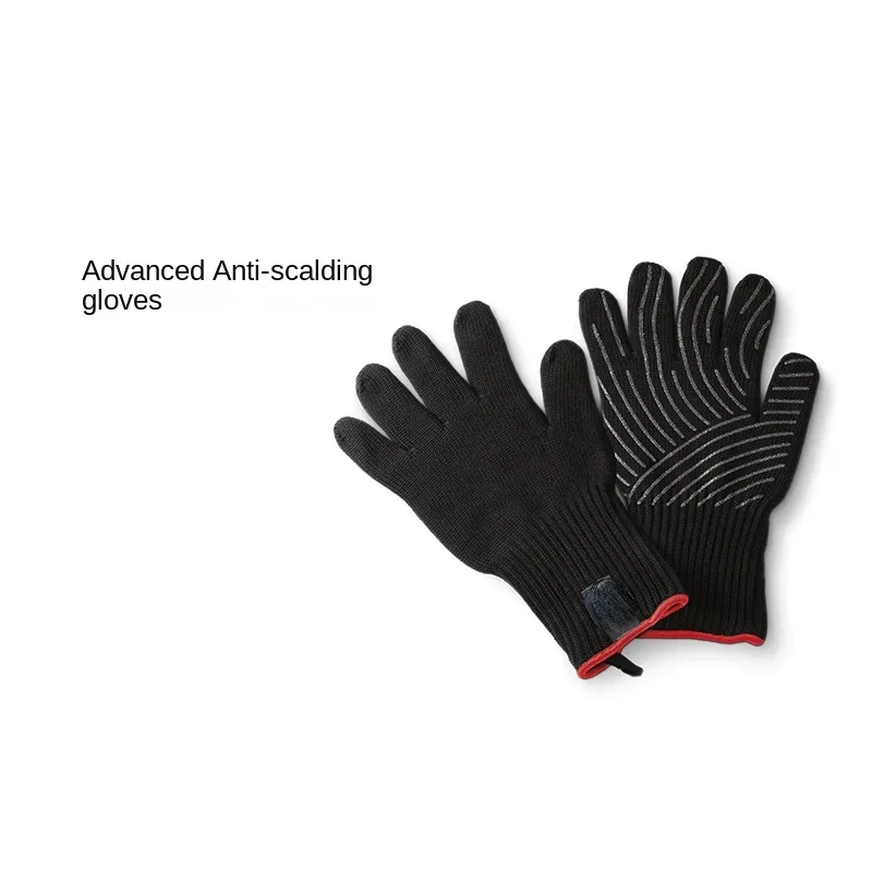 Outdoor barbecue stove anti scalding insulation cotton gloves, household microwave oven, baking kitchen tools