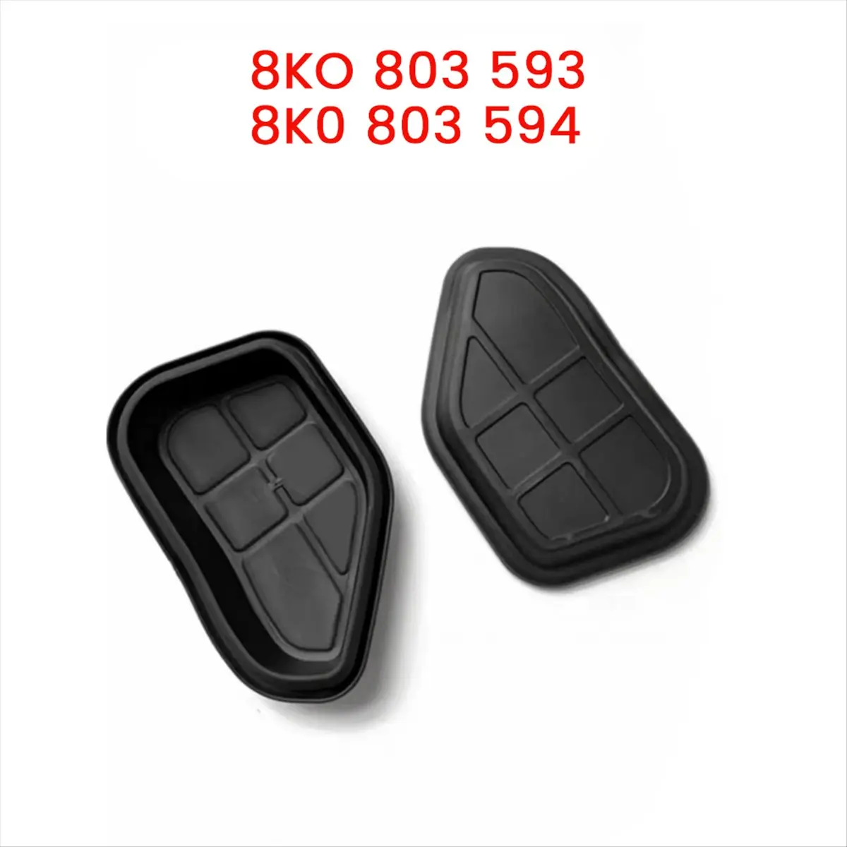 Compatible 1Pair Front Strut Tower Plug Cover 8K0803593 8K0803594 for Audi A4 A5 B8 RS5 S5 S4 2008-2016 Engine Dust Cover