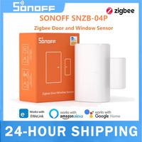 SONOFF SNZB-04P Zigbee Door Window Sensor Home Security Alarm Sensor Local Smart Scene Works with Alexa Google Home Smartthings