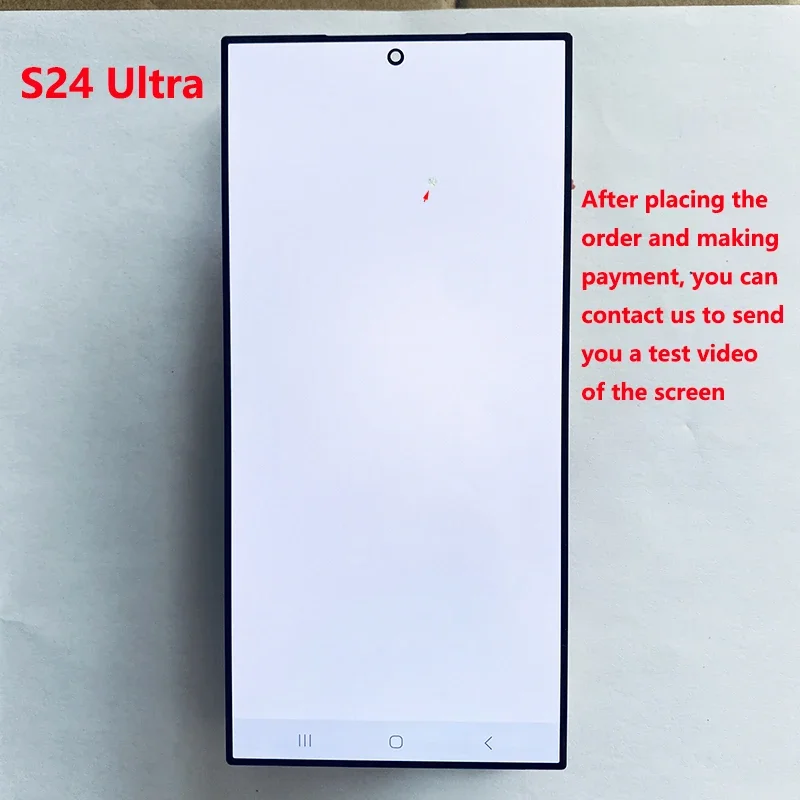 120HZ SUPER AMOLED S928 LCD For Samsung S24 Ultra 5G S928U S928B LCD Display Touch Screen 6.8\'\' No Frame Digitizer Asembly