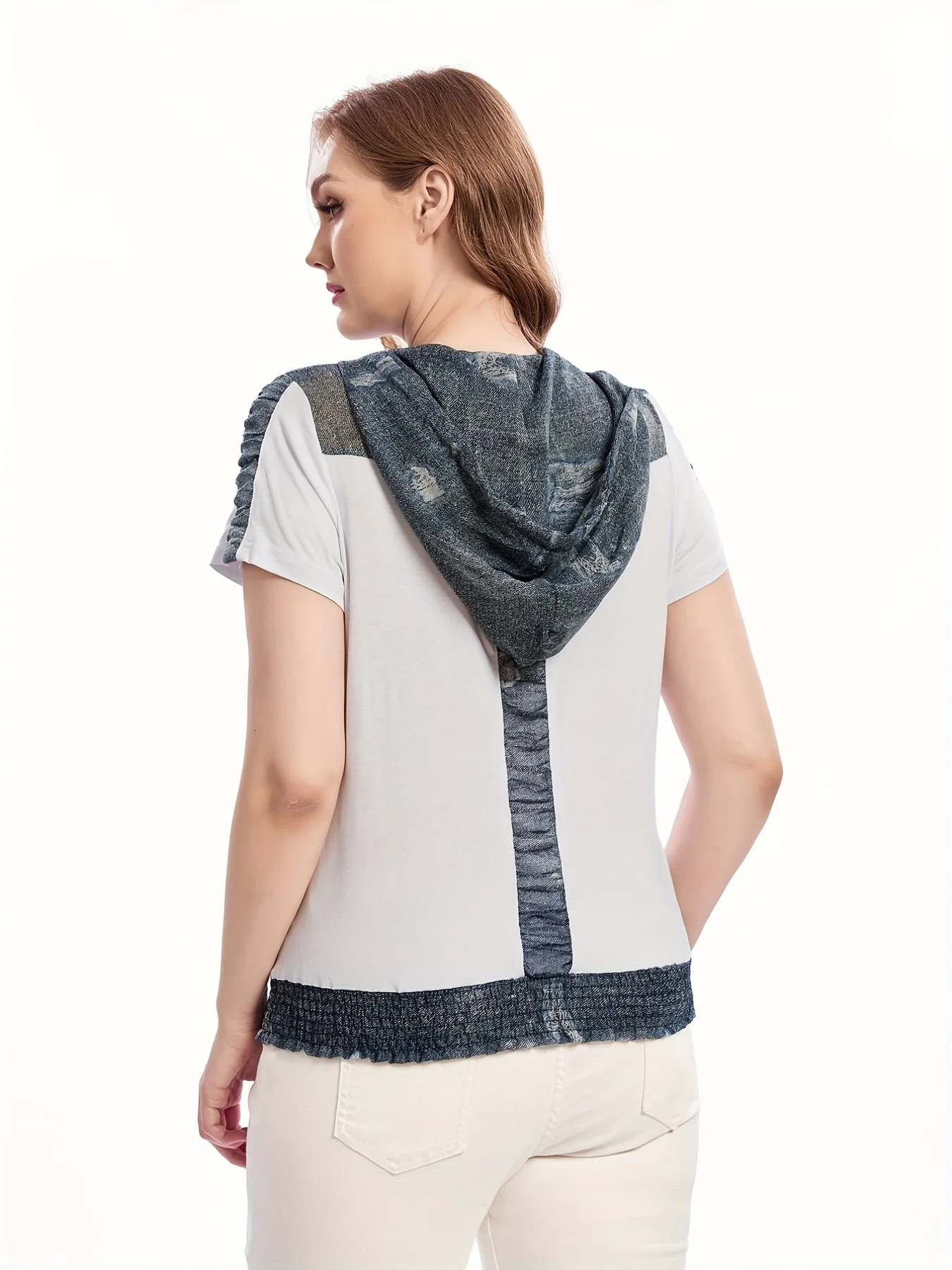 Modisches Damen-Hemd in Übergröße, gestrickt, für Frühling und Sommer