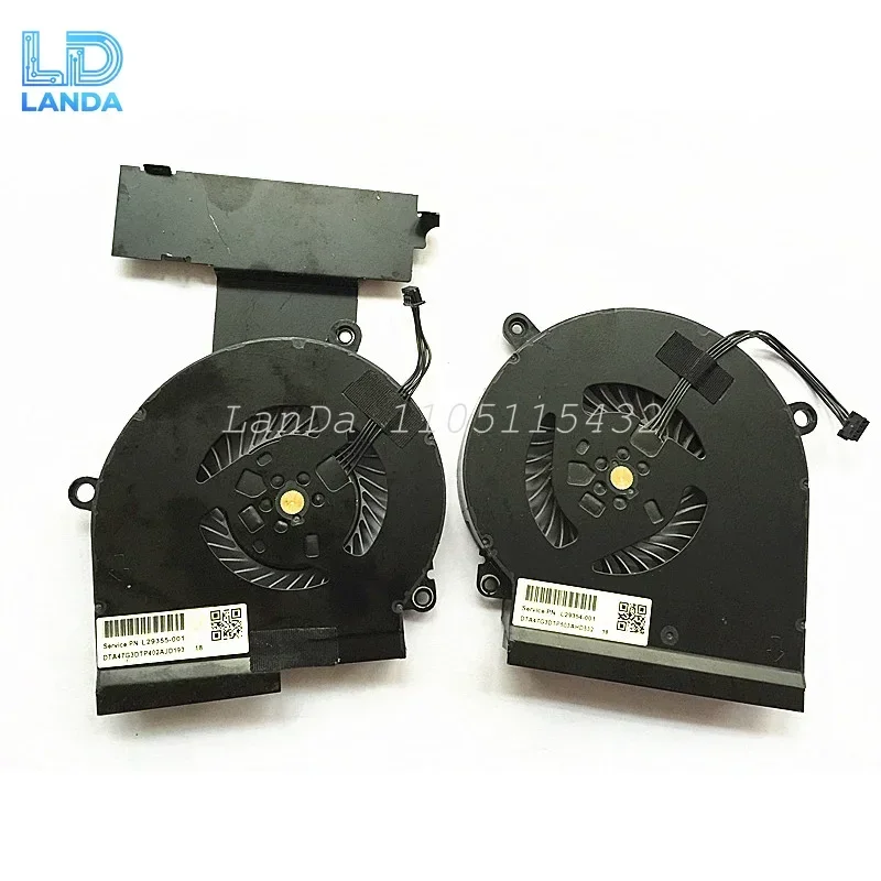 

Новый вентилятор для процессора и графического процессора HP OMEN 15-DC 15-DC0013TX 15-DC0004TX 15-DC0005TX TPN-Q211, охлаждающий вентилятор для ноутбука, охлаждающий вентилятор