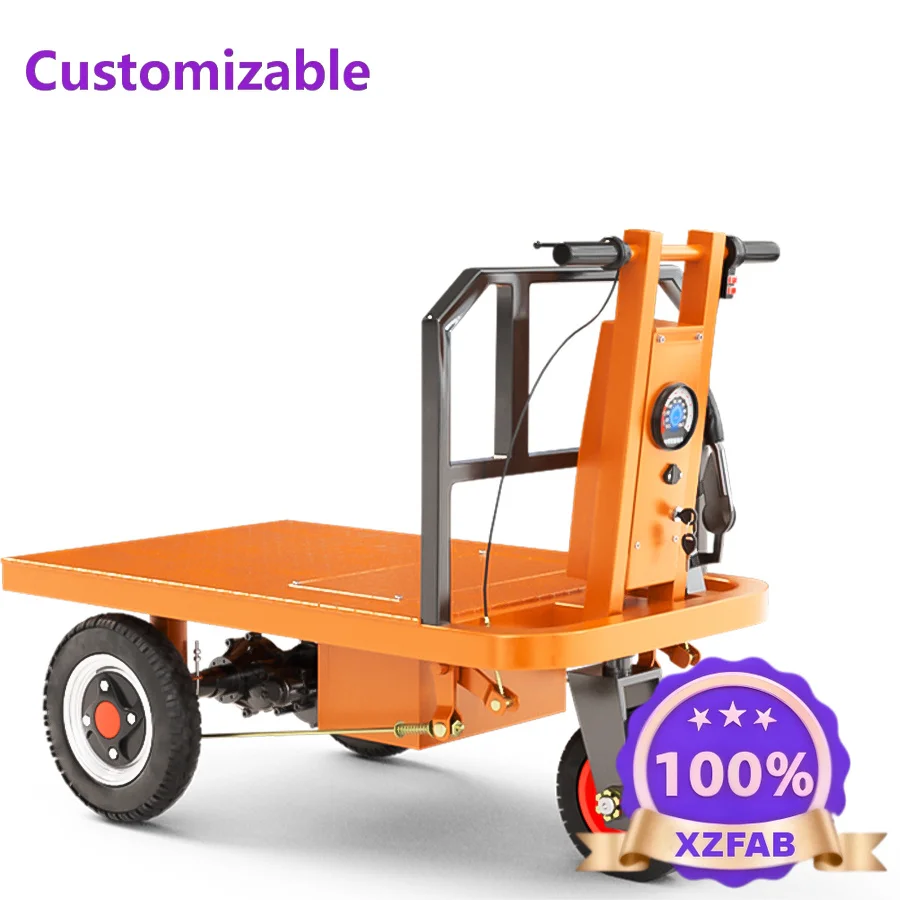 Factory Direct 2026 Industrial outdoor logistics freight vehicles wholesale wheeled heavy-duty electric carts